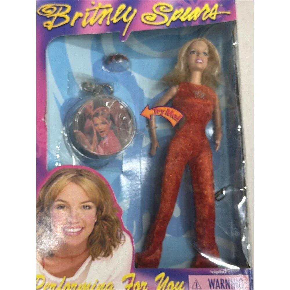 Britney Spears Doll Performing For You Play Along 1999 Red Jumpsuit New In Box